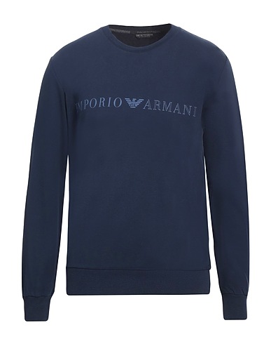 EMPORIO ARMANI Undershirt UNDERWEAR Navy 100% Cotton, Elastane