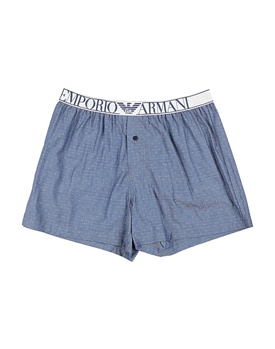 EMPORIO ARMANI Boxer UNDERWEAR Slate blue 100% Cotton, Polyester, Polyamide, Elastane