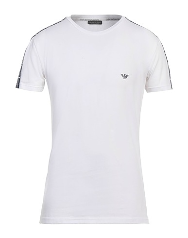 EMPORIO ARMANI T-shirt intima UNDERWEAR Bianco 95% Cotone, 5% Elastan, Poliestere, Poliammide