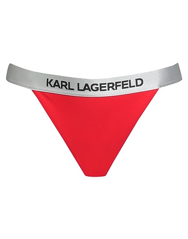 KARL LAGERFELD Maillot deux pièces Rouge 78% Polyamide recyclé, 22% Élasthanne