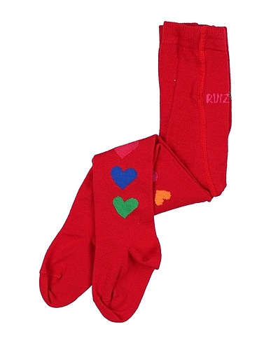 AGATHA RUIZ DE LA PRADA Socks & tights Red 80% Cotton, 17% Polyamide, 3% Elastane