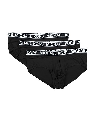 MICHAEL KORS MENS Brief Black 85% Recycled cotton, 15% Lycra®
