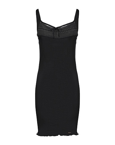 HANRO Unterkleid Schwarz 100% Seide, Polyamid, Elastan