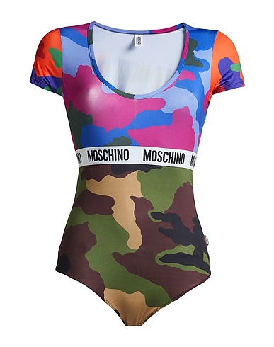 MOSCHINO Lingerie bodysuit Magenta 88% Polyester, 12% Elastane