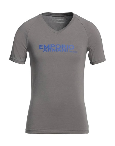 EMPORIO ARMANI Undershirt UNDERWEAR Grey 95% Cotton, 5% Elastane