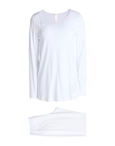 HANRO Sleepwear White 100% Cotton
