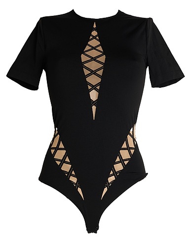 WOLFORD Lingerie bodysuit Black 94% Polyamide, 6% Elastane