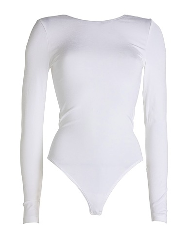 WOLFORD Lingerie bodysuit Ivory 48% Cotton, 46% Polyamide, 6% Elastane