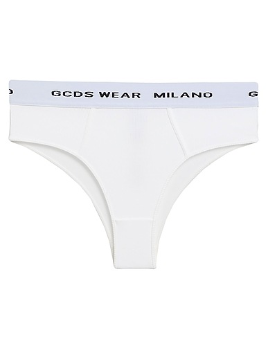 GCDS Brief White 57% Cotton, 38% Polyester, 5% Elastane