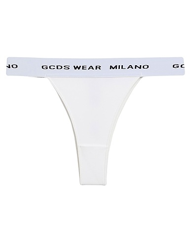 GCDS Brief White 57% Cotton, 38% Polyester, 5% Elastane