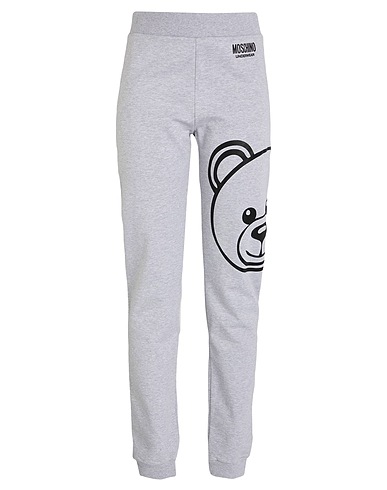 MOSCHINO Casual trouser UNDERWEAR Light grey 100% Cotton, Elastane