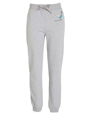 MOSCHINO Casual pants UNDERWEAR Light grey 95% Cotton, 5% Elastane