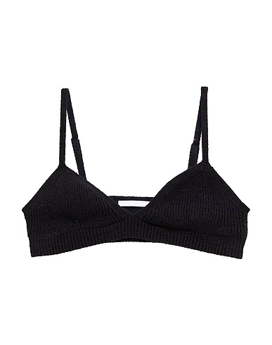 HELMUT LANG Top Black 62% Cotton, 35% Polyamide, 3% Elastane