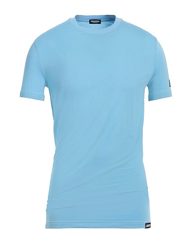 DSQUARED2 Undershirt UNDERWEAR Light blue 95% Modal, 5% Elastane