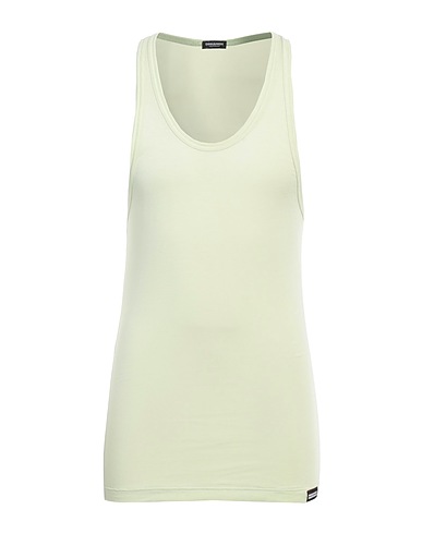 DSQUARED2 Undershirt UNDERWEAR Light green 95% Modal, 5% Elastane