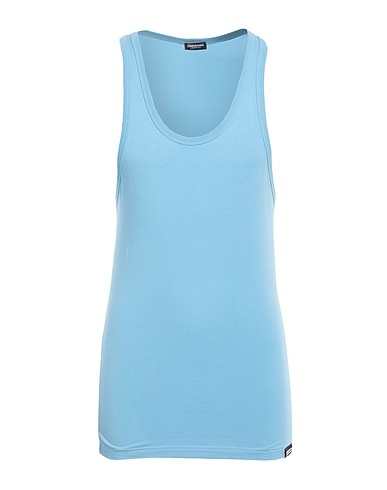 DSQUARED2 Undershirt UNDERWEAR Light blue 95% Modal, 5% Elastane