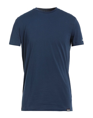 DSQUARED2 Undershirt UNDERWEAR Navy blue 95% Cotton, 5% Elastane