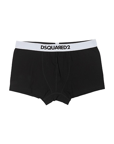 DSQUARED2 Boxer UNDERWEAR Black 95% Cotton, 5% Elastane