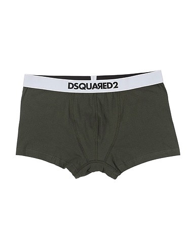 DSQUARED2 Boxer UNDERWEAR Military green 95% Cotton, 5% Elastane