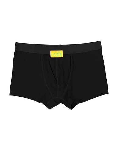 DSQUARED2 Boxer UNDERWEAR Black 89% Cotton, 11% Elastane
