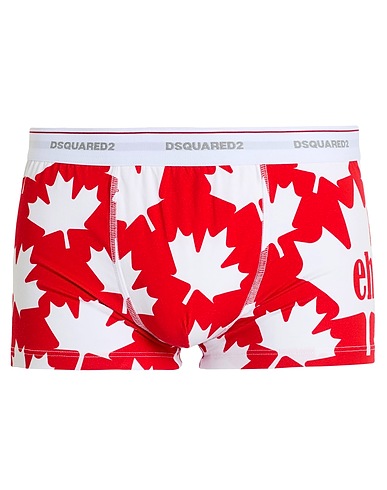 DSQUARED2 Boxer UNDERWEAR Bianco 89% Cotone, 11% Elastan