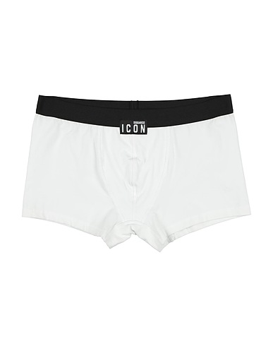 DSQUARED2 Boxer UNDERWEAR White 89% Cotton, 11% Elastane