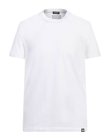 DSQUARED2 Undershirt UNDERWEAR BIANCO 89% Cotton, 11% Elastane