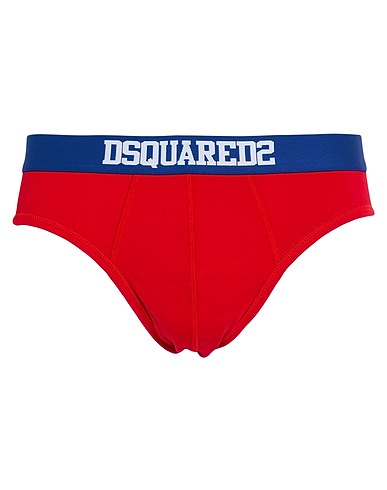 DSQUARED2 Brief UNDERWEAR Red 95% Cotton, 5% Elastane