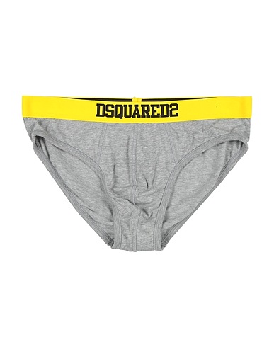 DSQUARED2 Brief UNDERWEAR Grey 95% Cotton, 5% Elastane