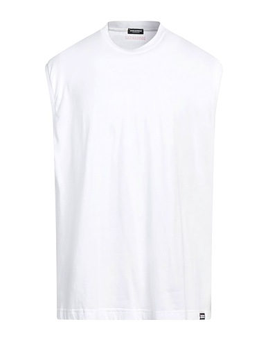 DSQUARED2 Undershirt UNDERWEAR White 95% Cotton, 5% Elastane
