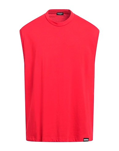 DSQUARED2 Undershirt UNDERWEAR Red 95% Cotton, 5% Elastane