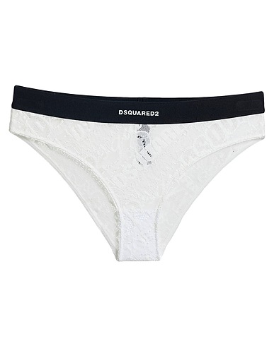 DSQUARED2 Brief UNDERWEAR White 71% Cotton, 24% Polyamide, 5% Elastane