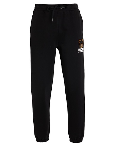 MOSCHINO Casual pants UNDERWEAR Black 95% Cotton, 5% Elastane