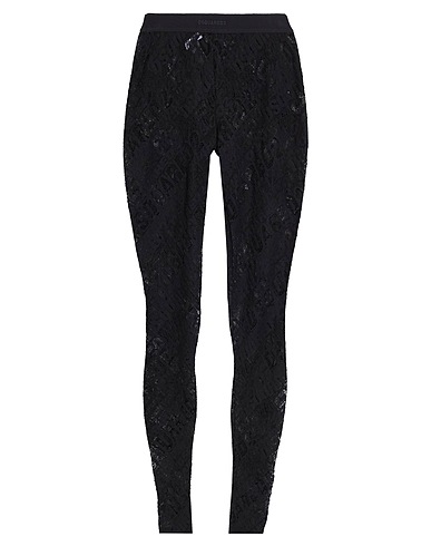DSQUARED2 Leggings UNDERWEAR Black 71% Cotton, 24% Polyamide, 5% Elastane