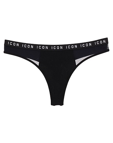 DSQUARED2 Brief ICON UNDERWEAR Black 40% Cotton, 40% Polyamide, 20% Elastane