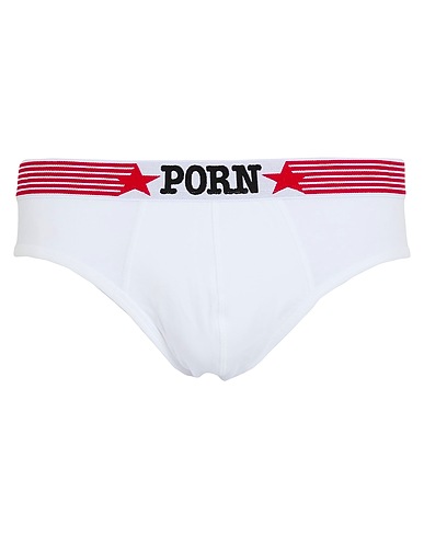 DSQUARED2 Brief UNDERWEAR White 95% Cotton, 5% Elastane