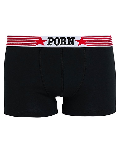 DSQUARED2 Boxer UNDERWEAR Black 95% Cotton, 5% Elastane