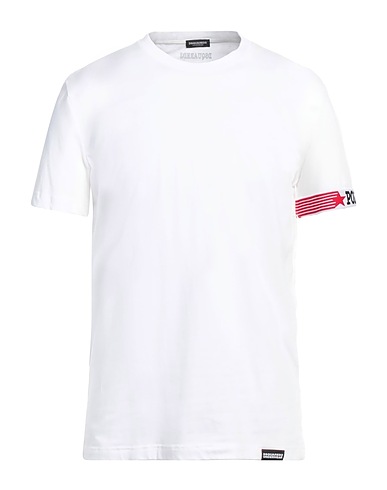 DSQUARED2 Undershirt UNDERWEAR White 95% Cotton, 5% Elastane