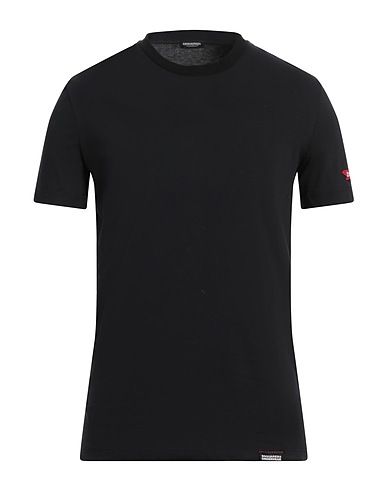 DSQUARED2 アンダーＴシャツ UNDERWEAR ブラック コットン 95% / ポリウレタン 5%