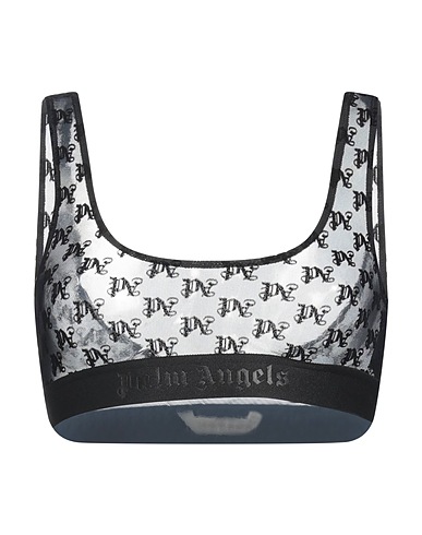 PALM ANGELS Bra Black 88% Polyamide, 12% Elastane, Polyester