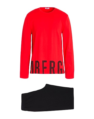 BIKKEMBERGS Sleepwear Red 94% Cotton, 6% Elastane