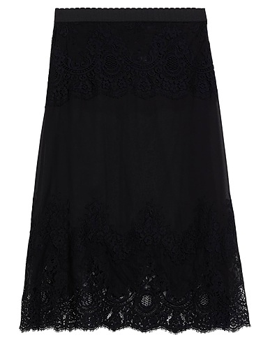 DOLCE&GABBANA INTIMO E PIGIAMI Nero 47% Seta, 37% Cotone, 16% Elastan, Poliammide