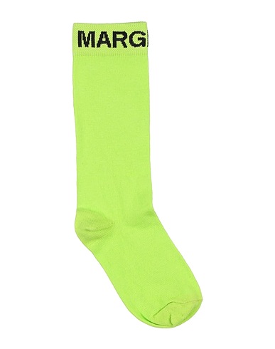 MM6 MAISON MARGIELA Socks & tights Lime green 80% Cotton, 18% Nylon, 2% Elastane