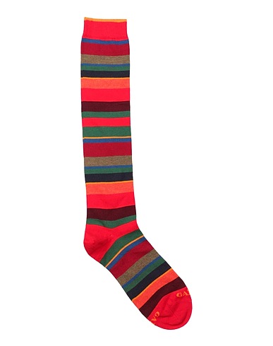 GALLO Socks & tights Red 80% Cotton, 18% Polyamide, 2% Elastane