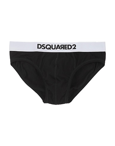 DSQUARED2 Slip Nero 95% Cotone, 5% Elastan