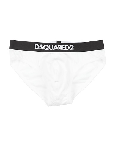 DSQUARED2 Slip Bianco 95% Cotone, 5% Elastan