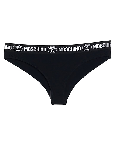 MOSCHINO Brief UNDERWEAR Black 92% Cotton, 8% Elastane