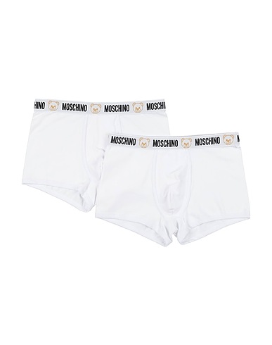 MOSCHINO Boxer UNDERWEAR White 95% Cotton, 5% Elastane