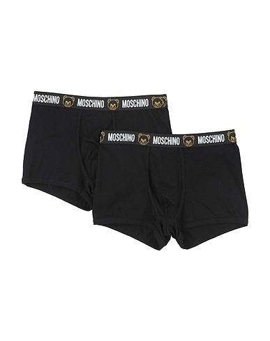 MOSCHINO Boxer UNDERWEAR Black 95% Cotton, 5% Elastane