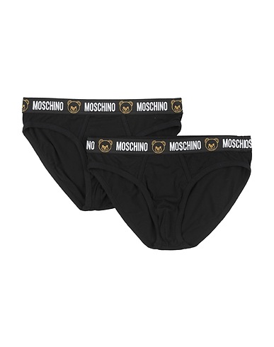 MOSCHINO Slip UNDERWEAR Nero 95% Cotone, 5% Elastan